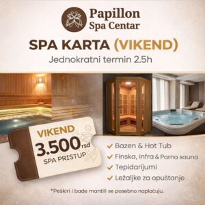 Spa karta (vikend)
